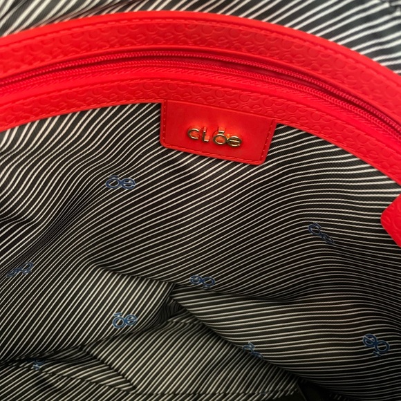 ōe Moda Chlōe black vegan leather tote bag laptop bag - Picture 5 of 13